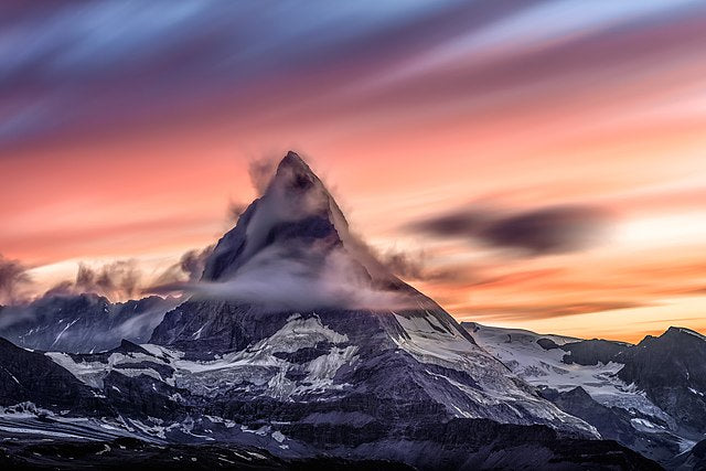 OhMyGrid Matterhorn Sunset grid poster landscape nature