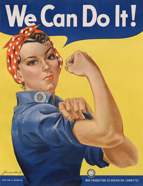 OhMyGrid custom wall art Rosie the Riveter We Can Do It!