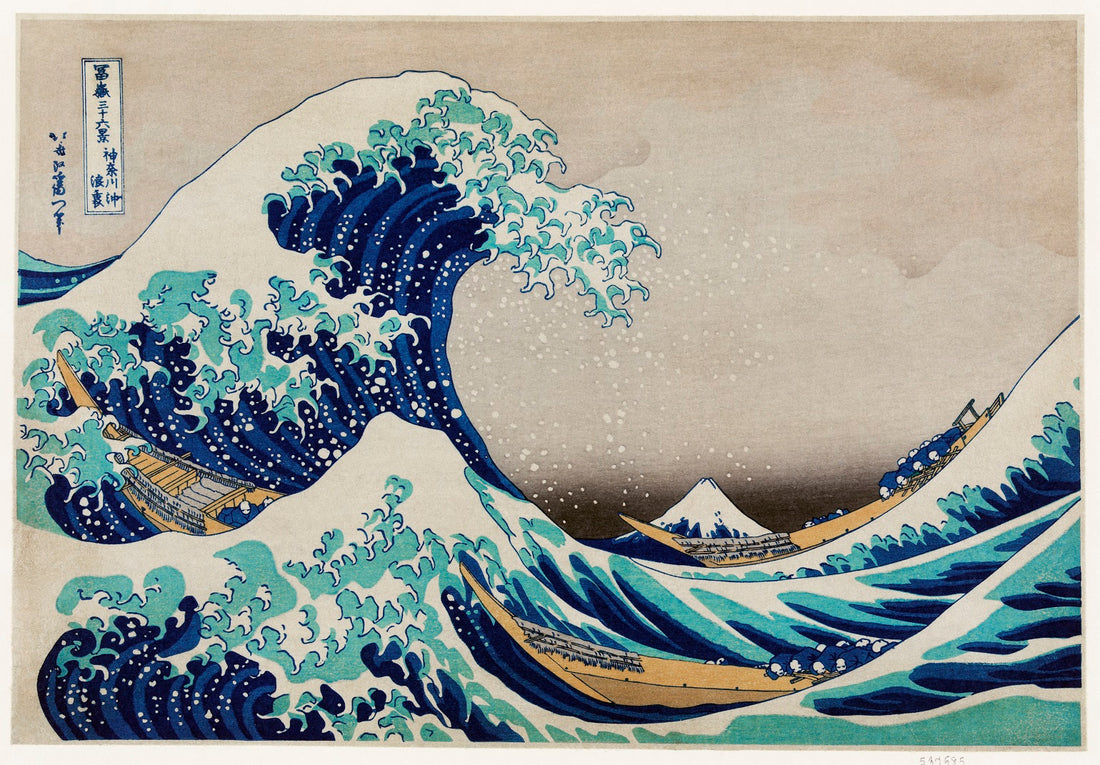 OhMyGrid custom grid wall art The Great Wave Off Kanagawa