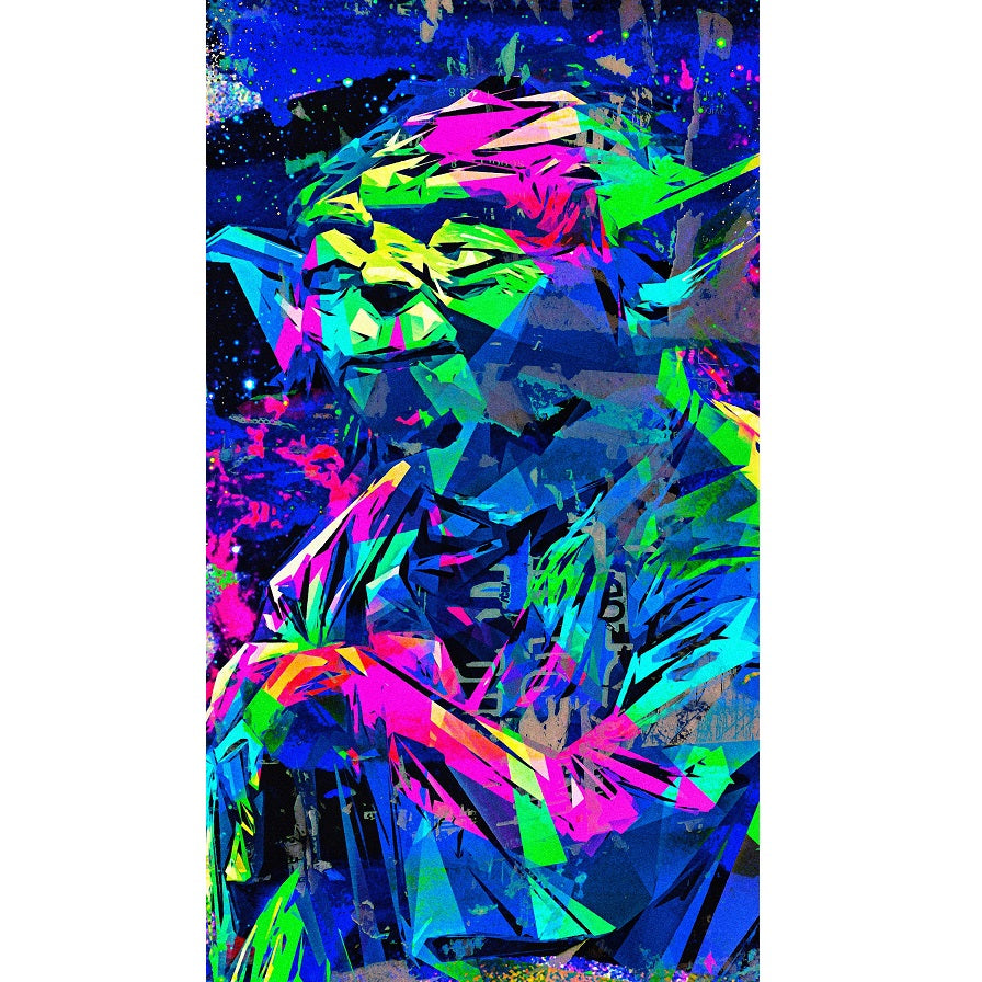 Yoda Abstract Art